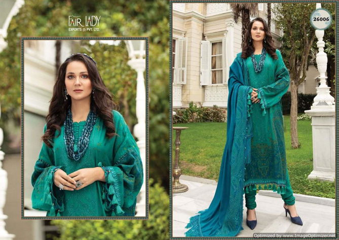 Fair Lady Maria B Festive Wear Lawn Cotton Printed Pakistani Salwar Kameez Collection  